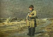 martinus rorbye en strandingskommissioncer ved vestkysten af fylland, incerheden af skagen Sweden oil painting artist